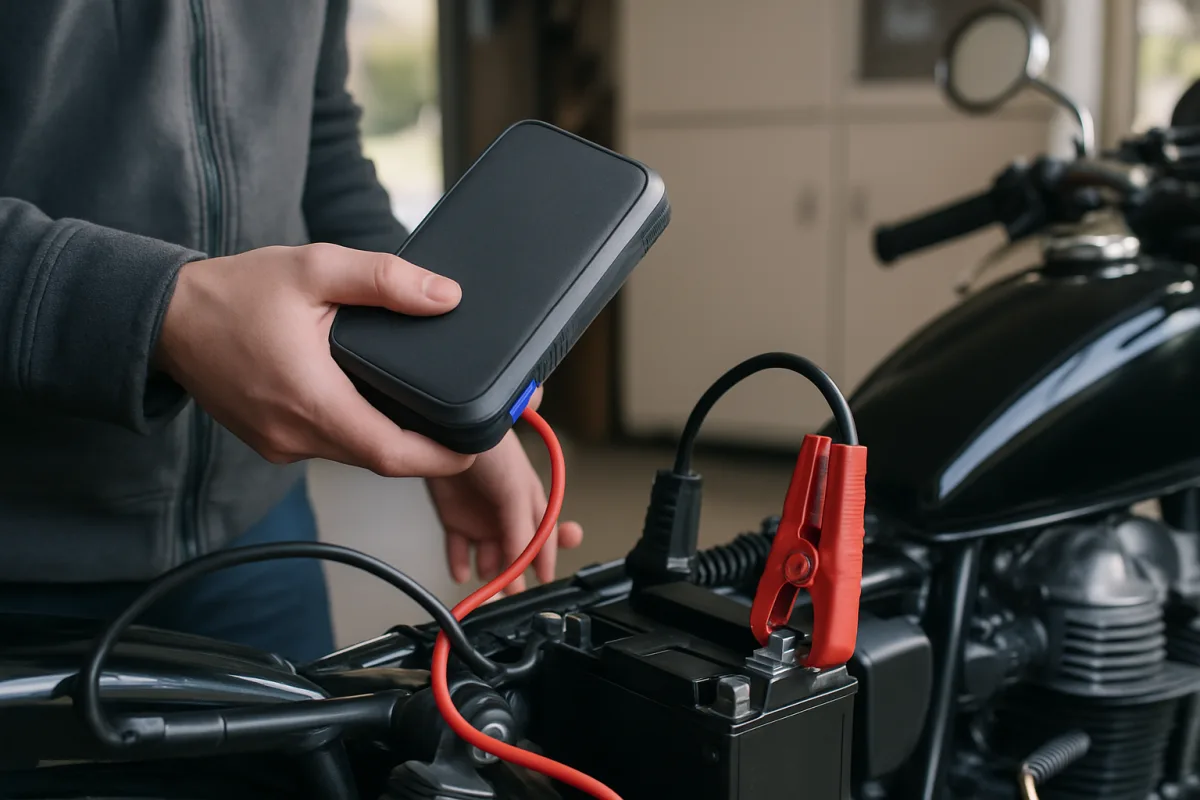 Avviatore batteria moto portatile: guida all'uso