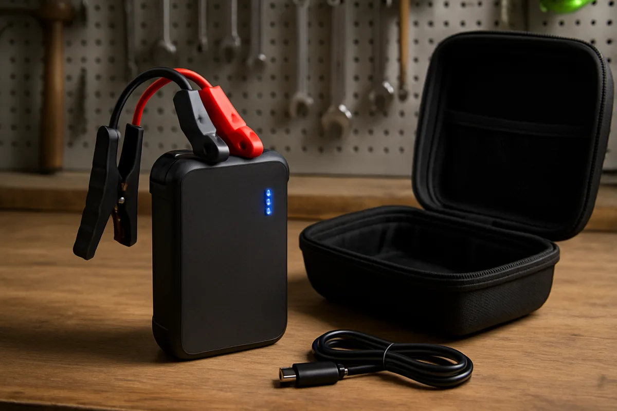 Come conservare e ricaricare un avviatore di batteria portatile