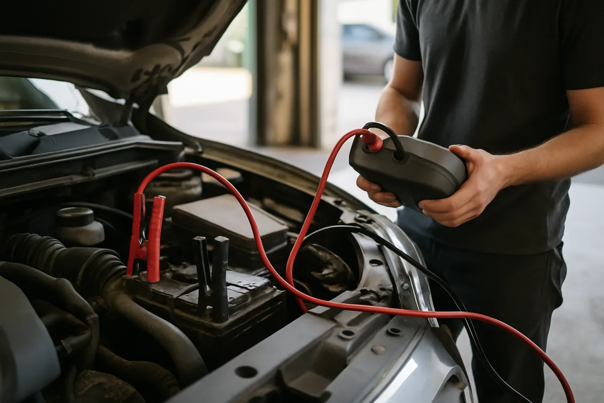 Come funziona un avviatore di batteria auto