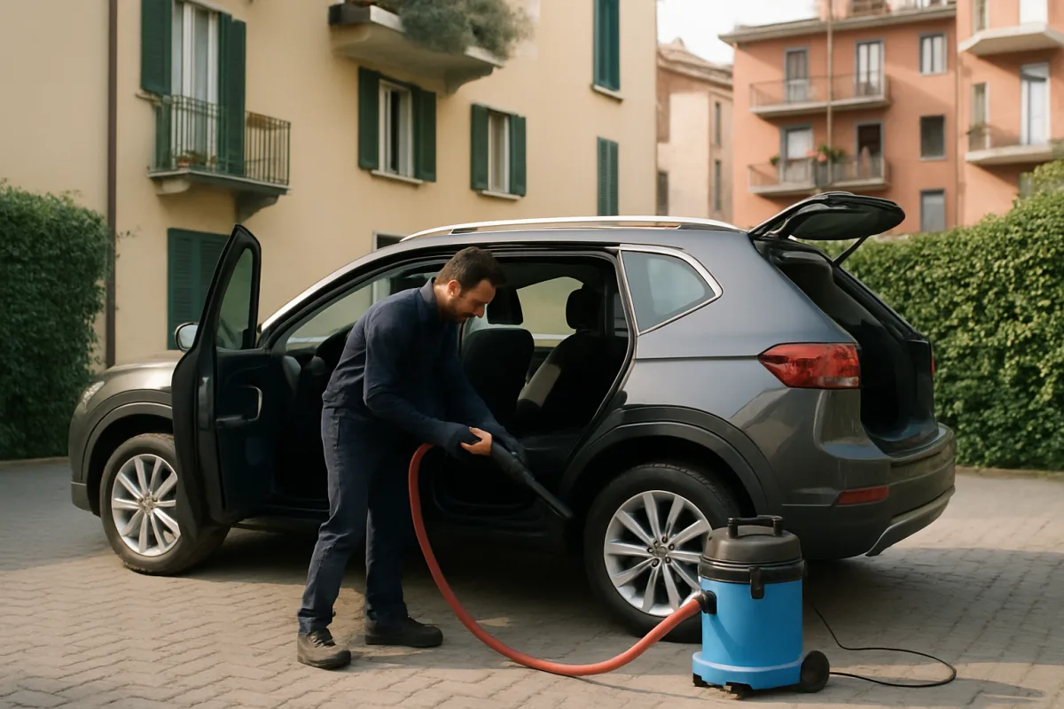 Pulizia auto a domicilio: comodità e qualità