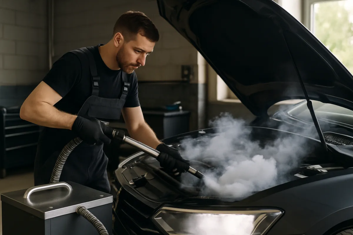 Pulizia auto ghiaccio secco: guida pratica